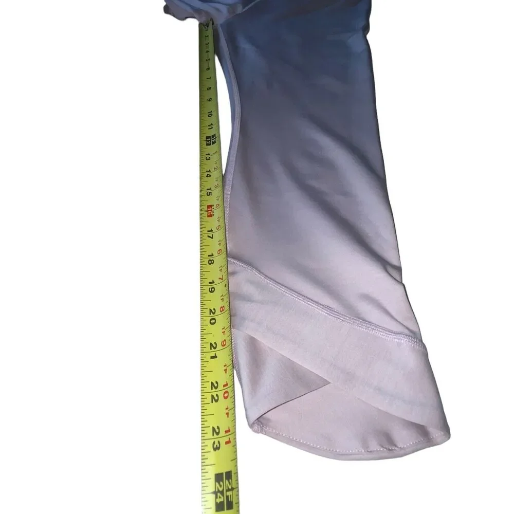 Nike Womens Yoga Wrap High Waist Leggings cj4215-516 Plum Chalk Barely Rose L - Picture 14 of 16